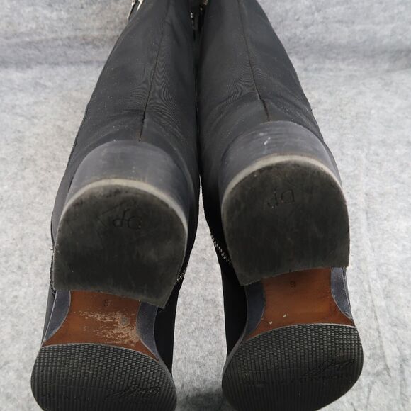 Donald Pliner Shoes Womens 6 Nova Boots Knee High Tall Double Zip Fashion Black - Picture 12 of 16